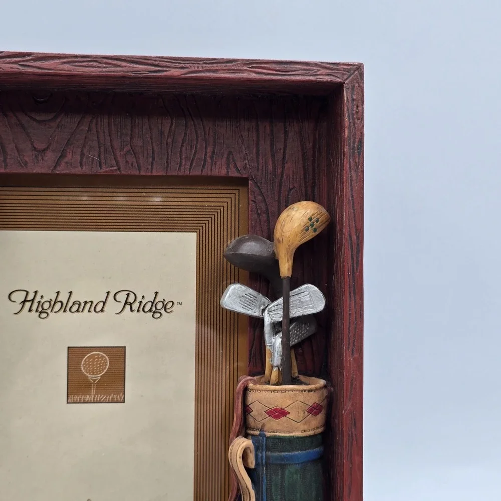Golfers Picture Photo Frame Tabletop Standing Russ Highland Ridge 4x6